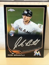 2013 Topps Chrome Rob Brantly Black Refractor #8/25 Rookie Autograph