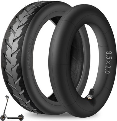 2-Pack 50/75-6.1 Electric Scooter Tire and Tube Replacement Set - 8.5x2.0 Thicke