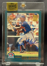 2016 Topps Archives Signature Series Auto Carlos Delgado 2001 Topps  5/12  Jays