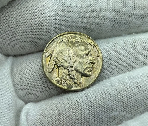 1936-S Buffalo Nickel - Gem BU Toned T131