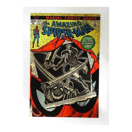 Amazing Spider-Man #113 - 1963 series Marvel comics Fine minus [f{