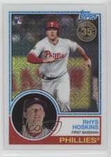 2018 Topps Silver Pack 1983 Topps Design Chrome Series 1 Rhys Hoskins #35 x0y