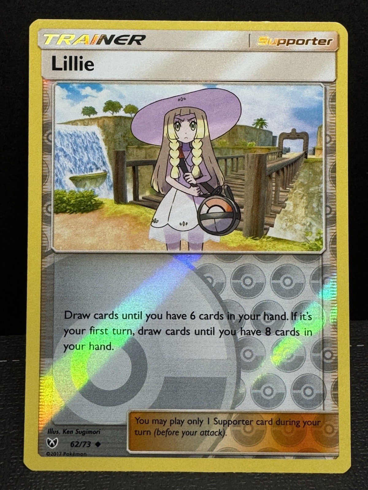 Lillie - 122/149 - Reverse Holo Uncommon - Sun & Moon Base - Pokemon