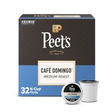 Peet's Coffee, Medium Roast 32 Count Pack of 1 , Cafe Domingo - 32 K-Cups