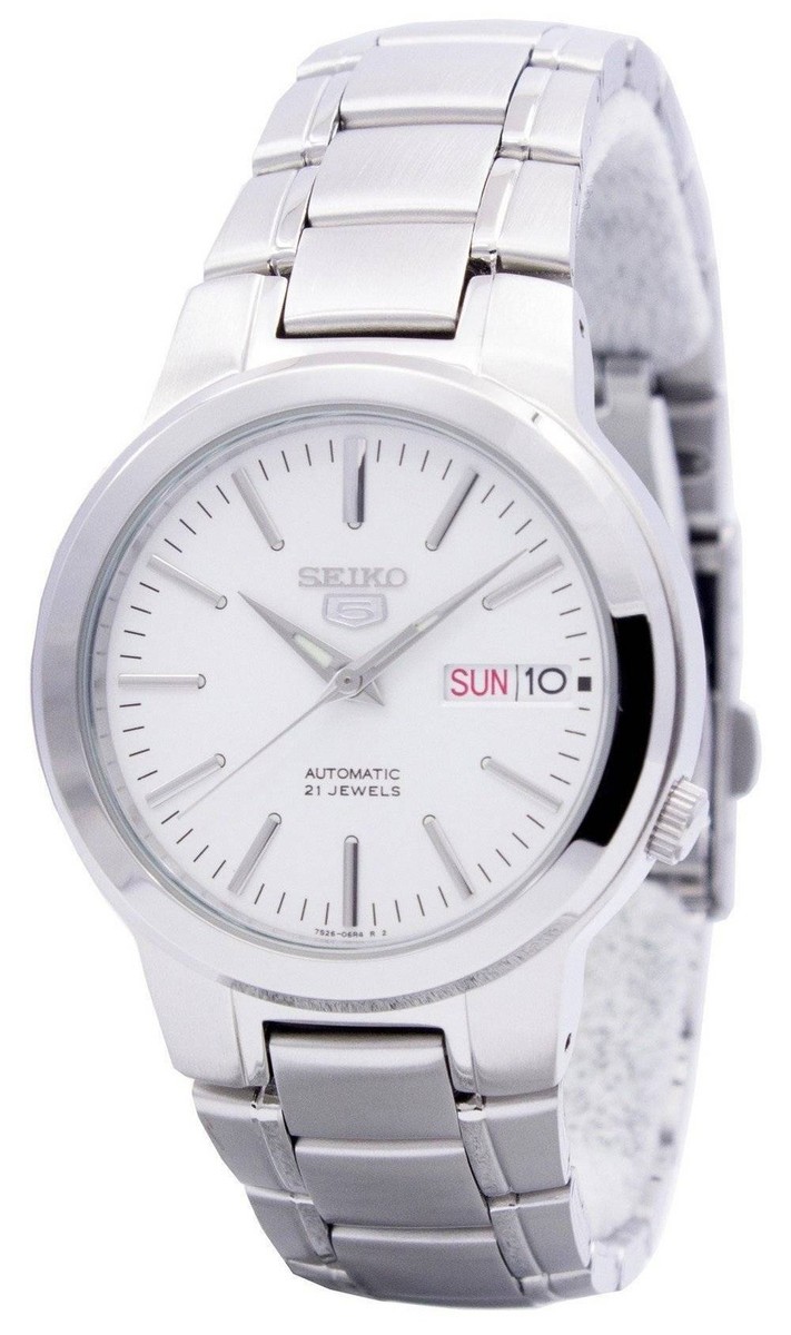 SEIKO 5 自動巻き AUTOMATIC 21 JEWELS Seiko 5 men's automatic winding 21 stone 7S26-01V0 black