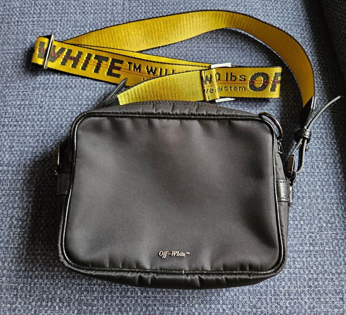 Men's Wear Off-White OFF WHITE Shoulder Bag Black Yellow