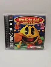 Pac-Man World: 20th Anniversary PS1 Black Label. CIB w Manual & Reg Card. Works