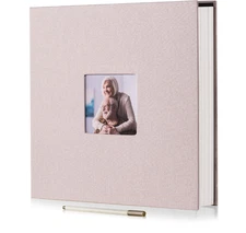 Large Photo Album Self Adhesive with Picture Display Window, DIY Scrapbook Album