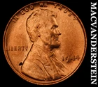 1944 Lincoln Wheat Cent - Red Choice Gem Brilliant Unc  No Reserve  #K2613