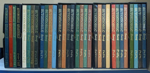 AQ Automobile Quarterly Books Volumes 1-8 (1962-1969) - 32 Car Books - CLEAN