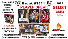 JACKIE YOUNG 2025 Panini Select WNBA Hobby CASE 12 BOX Break #3511