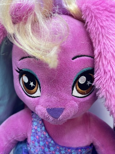 Build A Bear BAB Honey Girl HG Risa Pink Rock Star Bunny Rabbit Plush ...