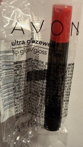 Avon Ultra Glazewear Lip Gloss Sample In Fiery Red- Factory Sealed