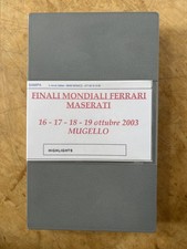 Finali Mondiali Ferrari Maserati 2003 Mugello Highlights Betacam SP Tape SAMIPA