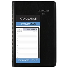 AT-A-GLANCE DayMinder 2026 Daily Appointment Book Planner