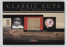 2002 Fleer Classic Cuts Game-Used Bats Bill Dickey #BD-B HOF n8a