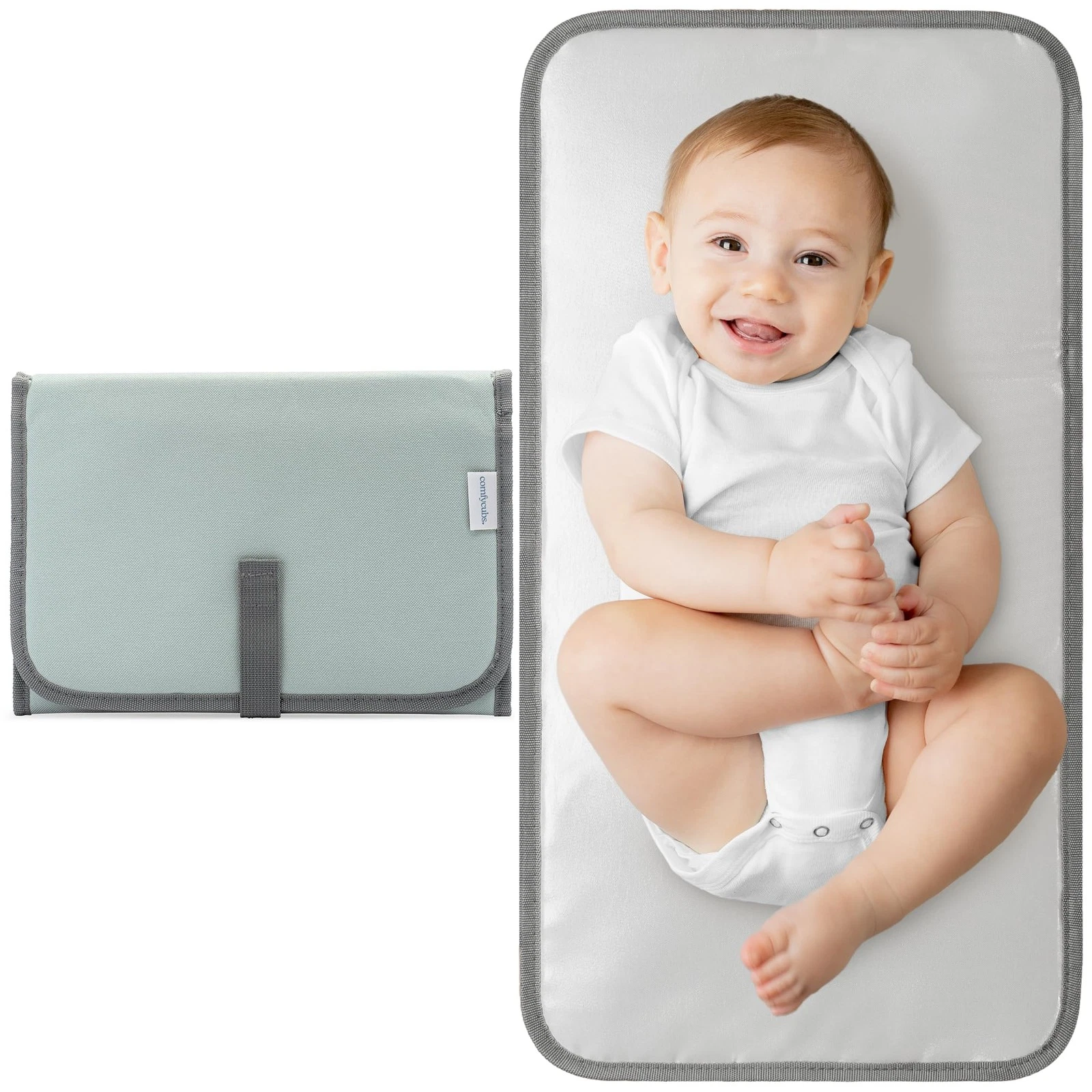 Baby Changing Pad Compact Size - Waterproof Diaper Changing Mat with Cushione...
Opens in a new wind