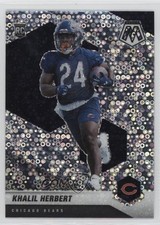 2021 Panini Mosaic Rookies No Huddle Silver Prizm Khalil Herbert #380 7u1