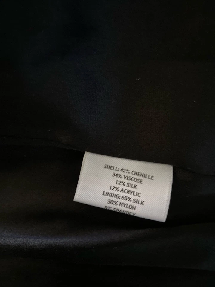 Eileen Fisher, Women’s Chenille Silk Blazer Jacket, Sz L. - Image 3 of 4