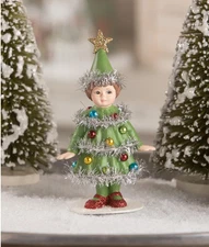 Bethany Lowe Winter Christmas "Tannenbaum Tammy", figurine, TD0039, NWT