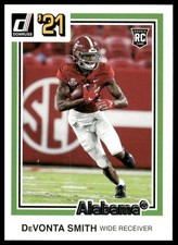DeVonta Smith Rookie 2021 Panini Chronicles Draft Picks #37 Alabama Crimson Tide