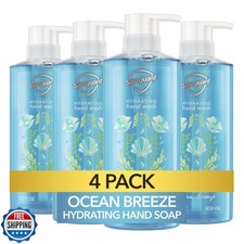 Safeguard Hydrating Liquid Hand Soap, Ocean Breeze Scent, Made with Plant Bas