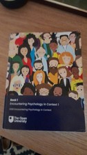 Open University D120 Textbook – Encountering Psychology in Context – Uni Book 1