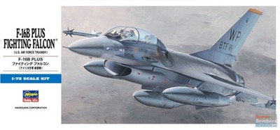 HAS00444 1:72 Hasegawa F-16B Plus Fighting Falcon