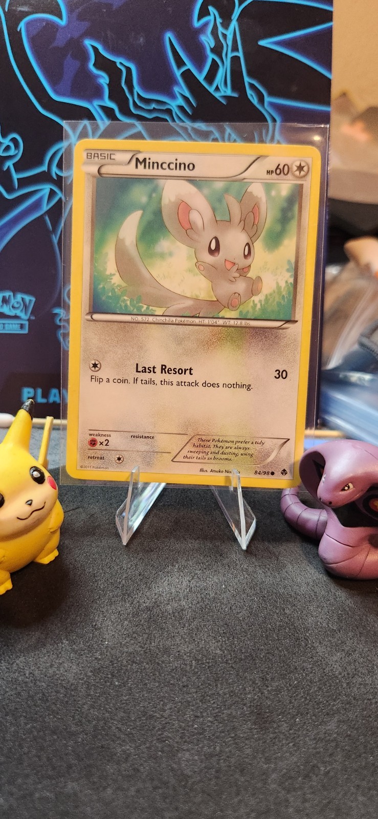 Minccino Emerging Powers Pokémon TCG 84/98 Black & White 2 Common