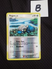 Pokemon Bagon 53/100 Card 2008 Reverse Holo Diamond & Pearl Stormfront NM