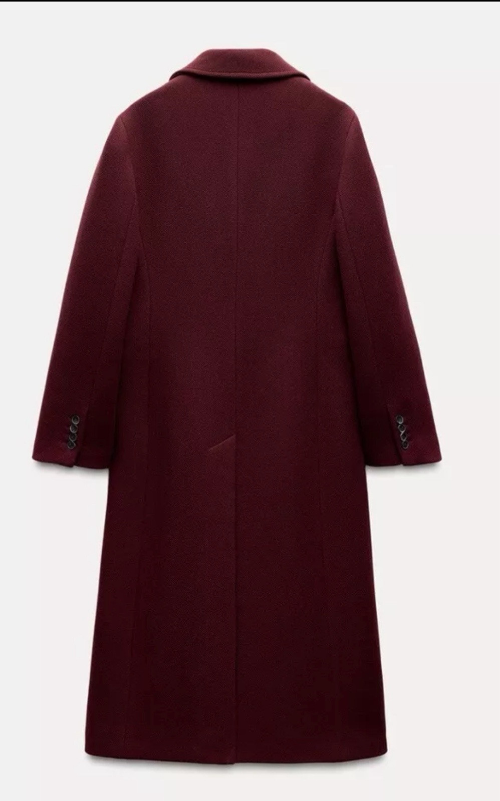 ALTRA CAPPOTTO MISTO LANA ZARAZW COLLECTION BORDEAUX NUOVO FW24 25 TAGLIE L 9231 756