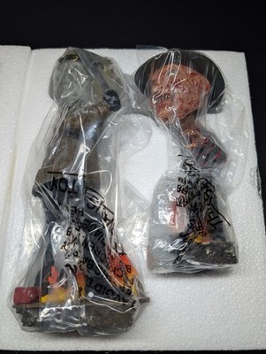Freddy Vs. Jason Deluxe Set Head Knockers Neca Bobble Heads New