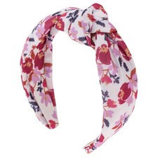 Karma Plum Floral Headband for Women - Knot 1 Count Pack of 1 ,