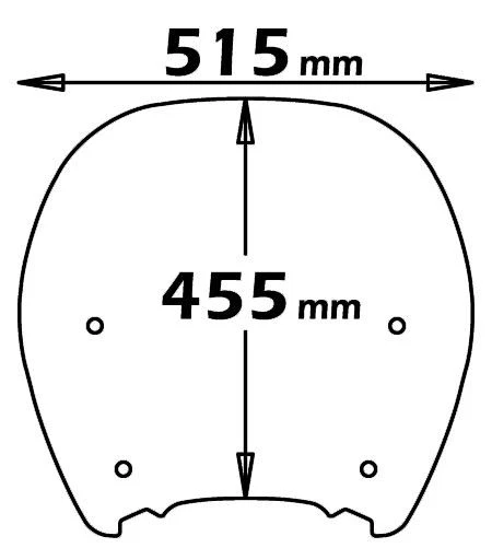 PARABREZZA LASTRA PARAVENTO TIPO ORIGINALE HONDA SH 300 2011-2014 ISOTTA SC2685 - Immagine 2 di 4