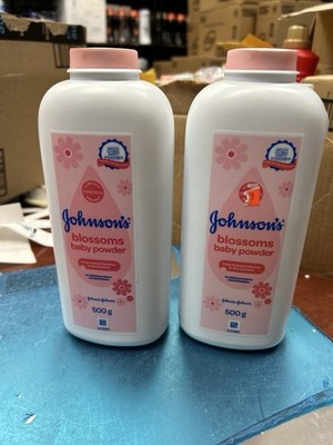Johnson's Baby Powder Talc Blossoms, 500g, Pack of 2