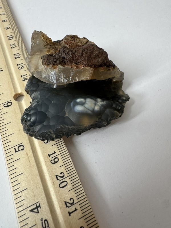 Natural Black/Green Chalcedony Botryoidal Mineral Specimen DelNorte Colorado 70g