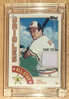 Cal Ripken 2025 Jersey Fusion Game Used Swatch Baltimore Orioles