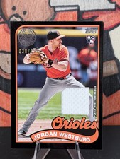 Jordan Westburg - 2024 Topps Update #89RU-JWE black border- relic /199