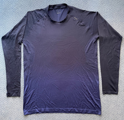 Sport - Shirt Gr. XL / blau / Decathlon / KIPRUN / langer Arm / Farbverlauf