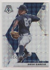 2021 Panini Mosaic Rookie White Mosaic Prizm 17/25 Deivi Garcia #215 1b8