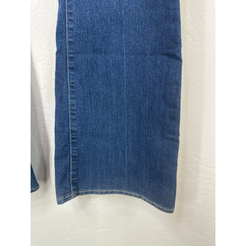 Paige Canyon Boot Medium Dark Flare Jeans Size 29 - Image 4 of 4