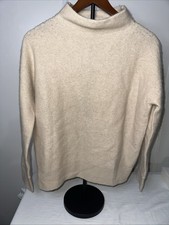 Tahari Cr me Color 2 Ply 100 Cashmere Sweater Size XS