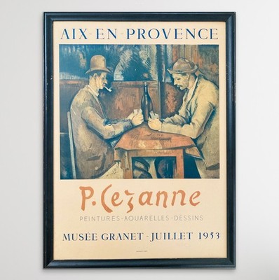 Beautiful Rare Paul Cezanne Original Lithograph  1953 Aix en Provence, Mourlot