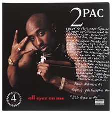 2Pac "All Eyez on Me" Album Signed by Photographer Ken Nahoum with His Essay