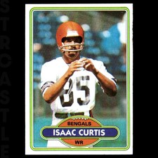 Isaac Curtis 1980 Topps #17 Cincinnati Bengals 🏈 Football Card