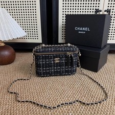 CHANELBEAUTY MAKEUP Tweed Classic Box Bag CROSSBODY SHOULDER BAG GIFT GWP