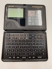 Sharp Wizard OZ-7620 Electronic Organizer 64KB 3D Spreadsheet IC Card
