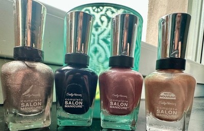 Sally Hansen, Nagellack Nail Polish Salon Manicure 016 301 353 381 Schwarz Gold 