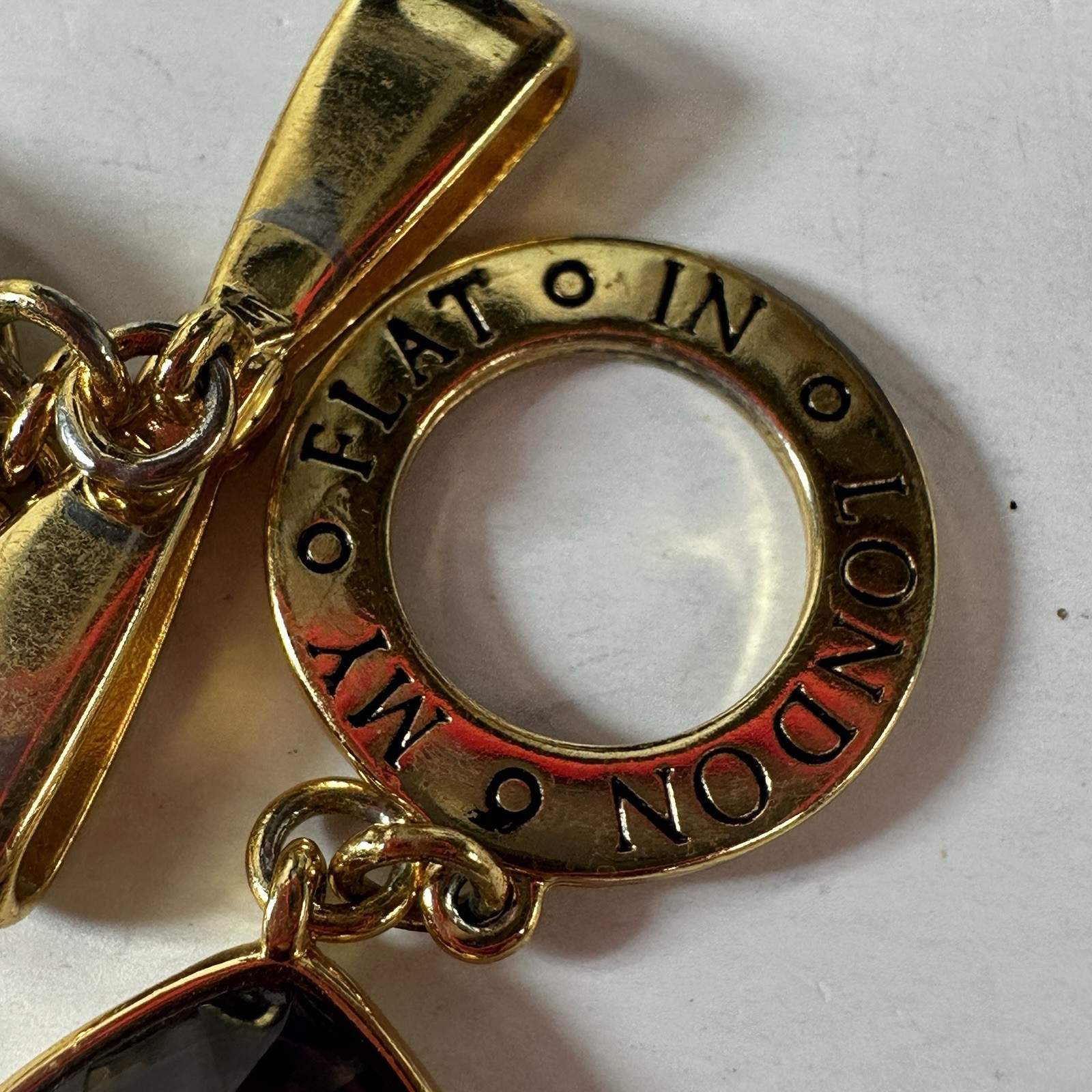 My Flat In London Bracelet Haute Socialite Crystal Colorful Toggle Clasp