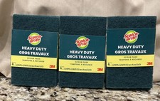 3 Packs 3M Scotch-Brite 223 Heavy Duty Scour Pad, 6" X 3.8", 4 Per Pack